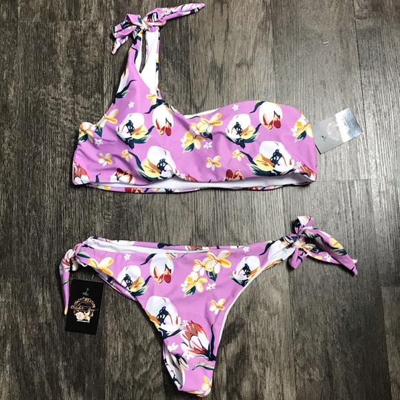 October Love Other - Only 1 left XL 😍Purple Floral bikini